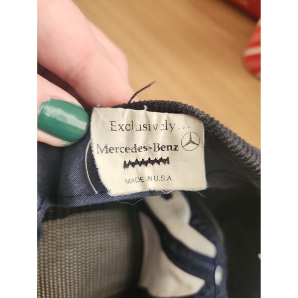 Mercedes Benz Black Courderoy Adjustable Hat Cap - Picture 5 of 6